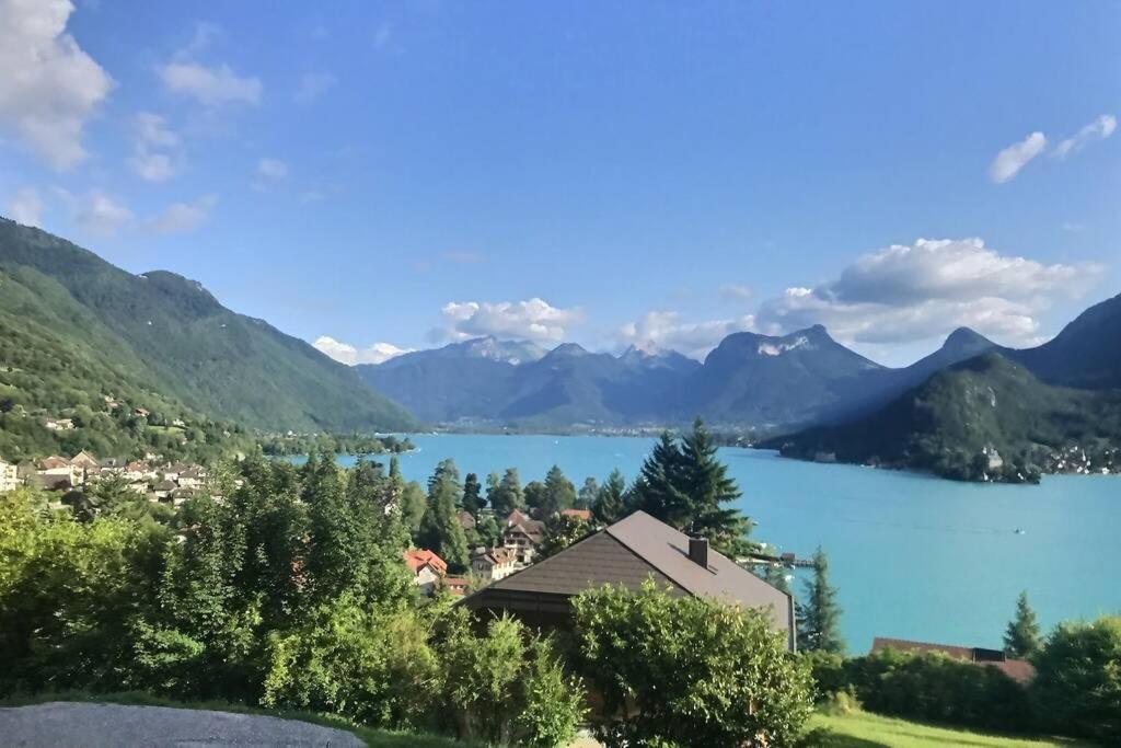 Tres Bel Appartement En Rez De Jardin, Talloires Kültér fotó